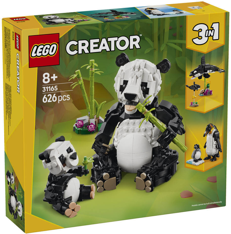 Verpackung: LEGO Creator 31165 Wilde Tiere: Pandafamilie