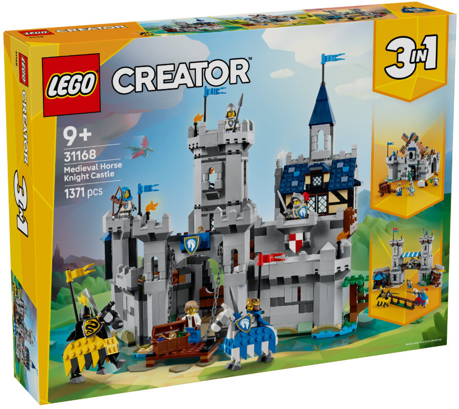 Verpackung: LEGO Creator 31168 Ritterburg im Mittelalter