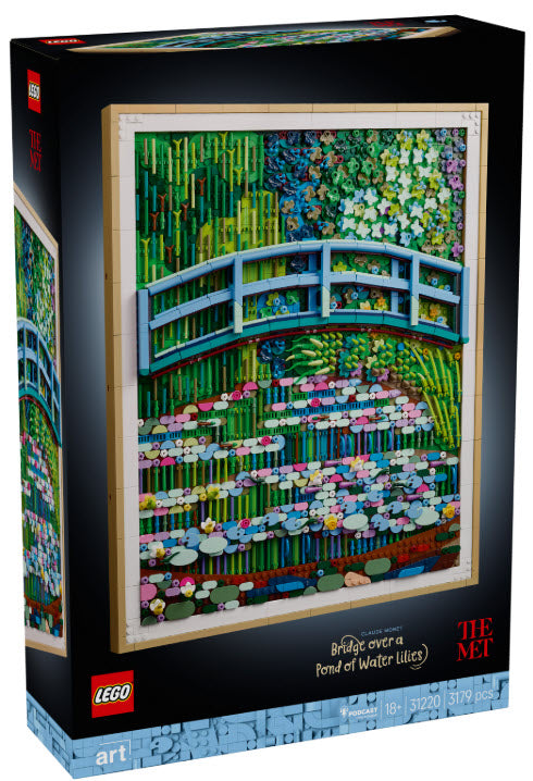 Verpackung: LEGO Art 31220 Claude Monet – Brücke über einen Seerosenteich