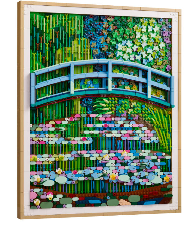 Inhalt: LEGO Art 31220 Claude Monet – Brücke über einen Seerosenteich