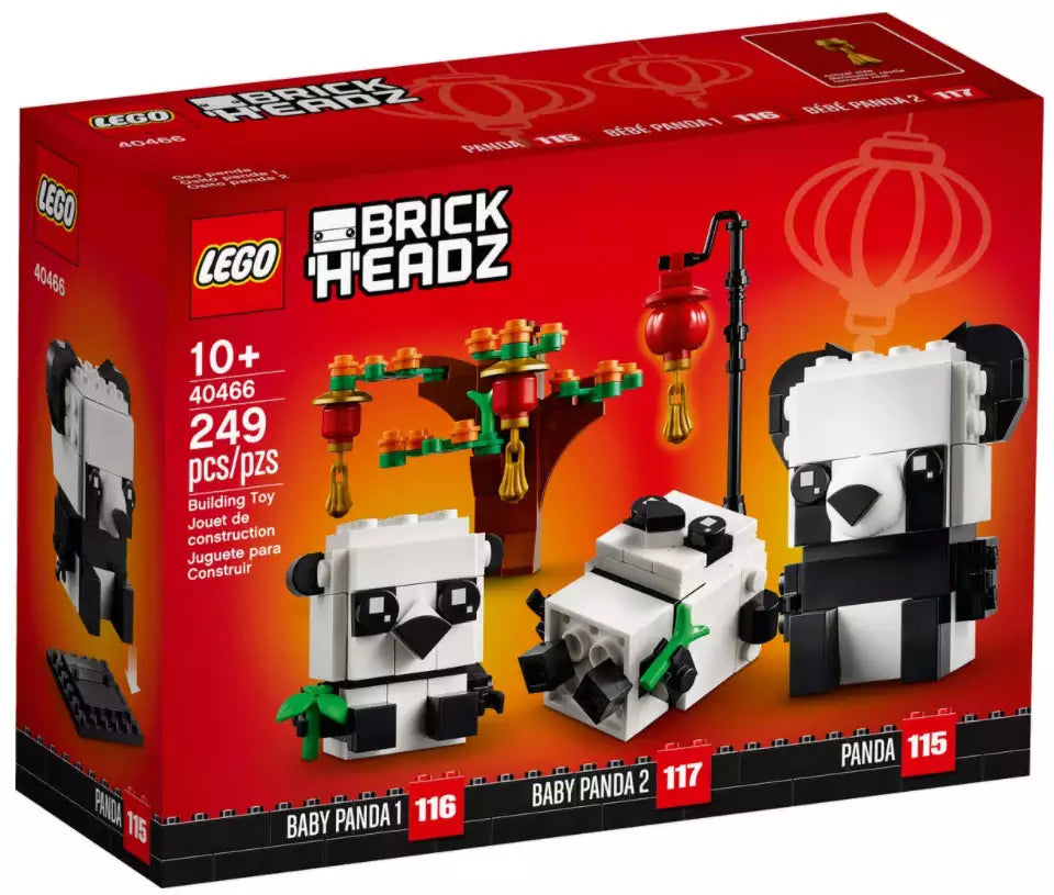 Verpackung: LEGO Brickheadz 40466 Pandas fürs chinesische Neujahrsfest