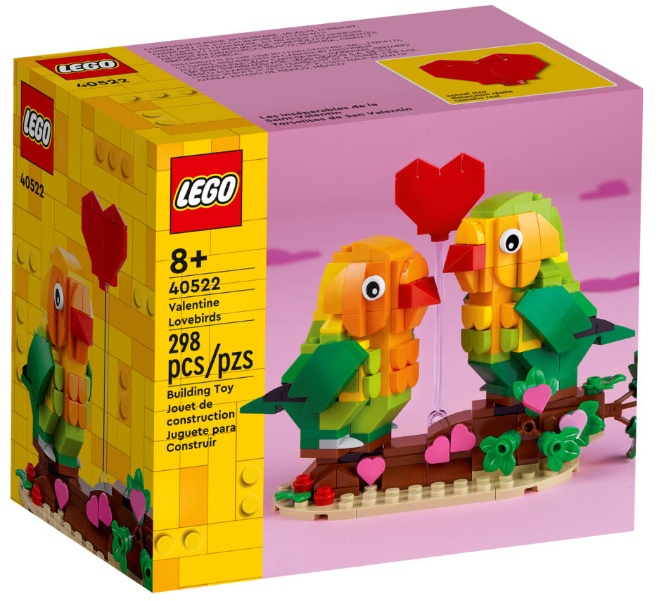 Verpackung: LEGO Saisonale Sets 40522 Valentins-Turteltauben