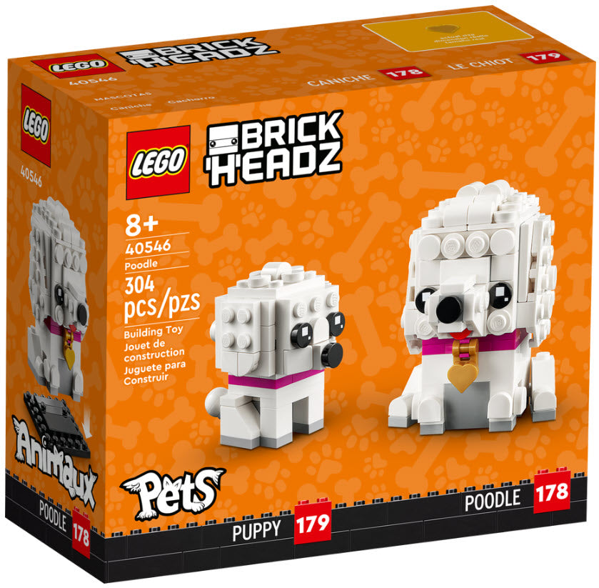 Verpackung: LEGO BrickHeadz 40546 Pudel