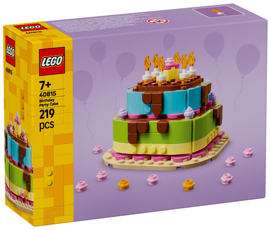 Verpackung: LEGO Seasonal 40815 Geburtstagstorte
