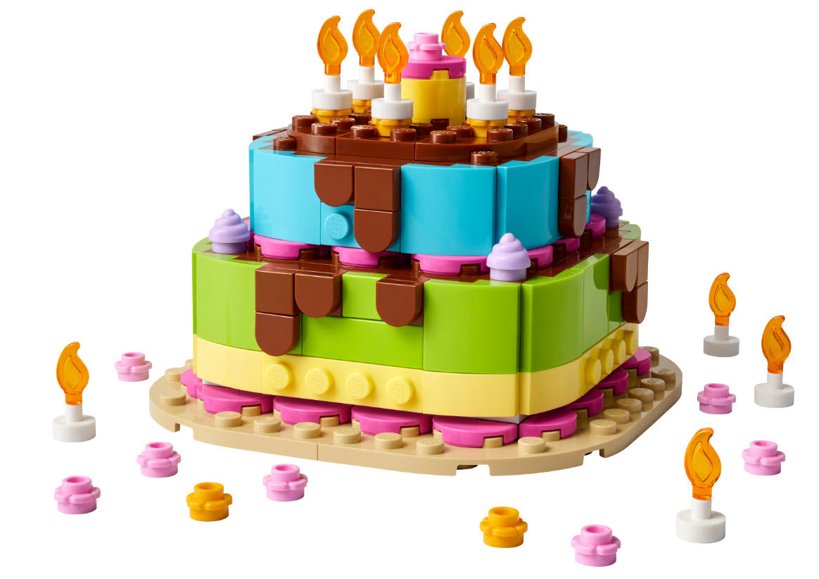 Inhalt: LEGO Seasonal 40815 Geburtstagstorte
