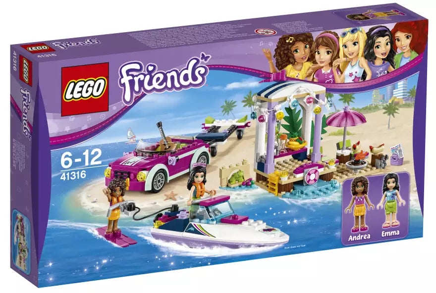 LEGO Friends 41316 Andreas Rennboot-Transporter, Verpackung