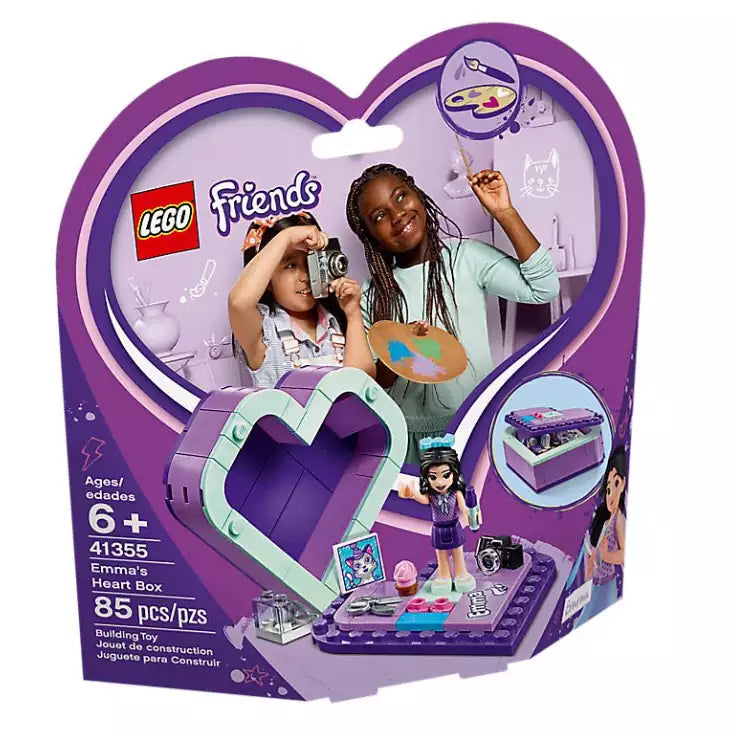 Verpackung: LEGO Friends 41355 Emmas Herzbox