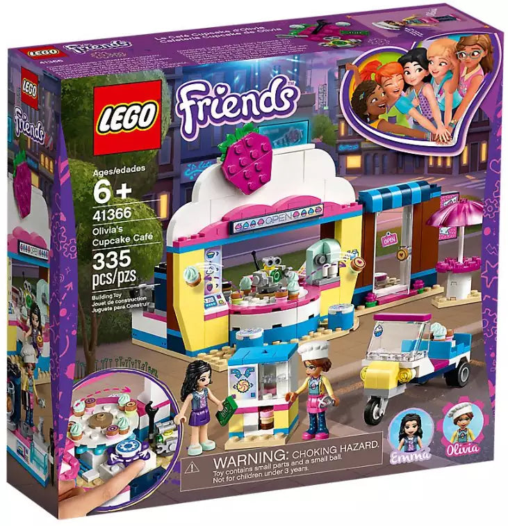 Verpackung: LEGO Friends 41366 Olivias Cupcake-Café
