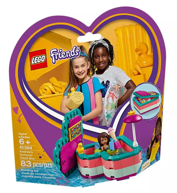 Verpackung: LEGO Friends 41384 Andreas sommerliche Herzbox