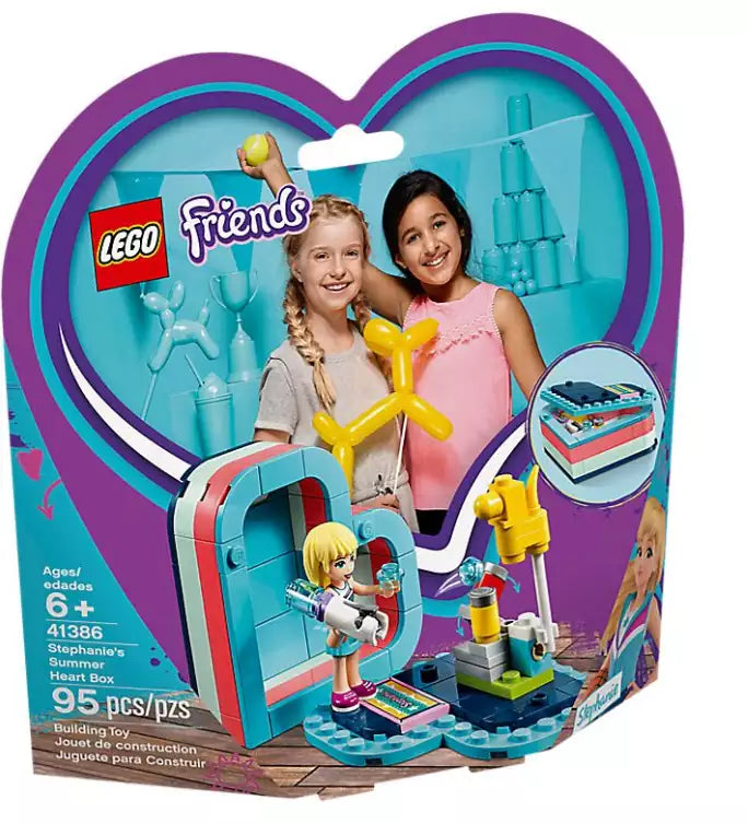 Verpackung: LEGO Friends 41386 Stephanies sommerliche Herzbox