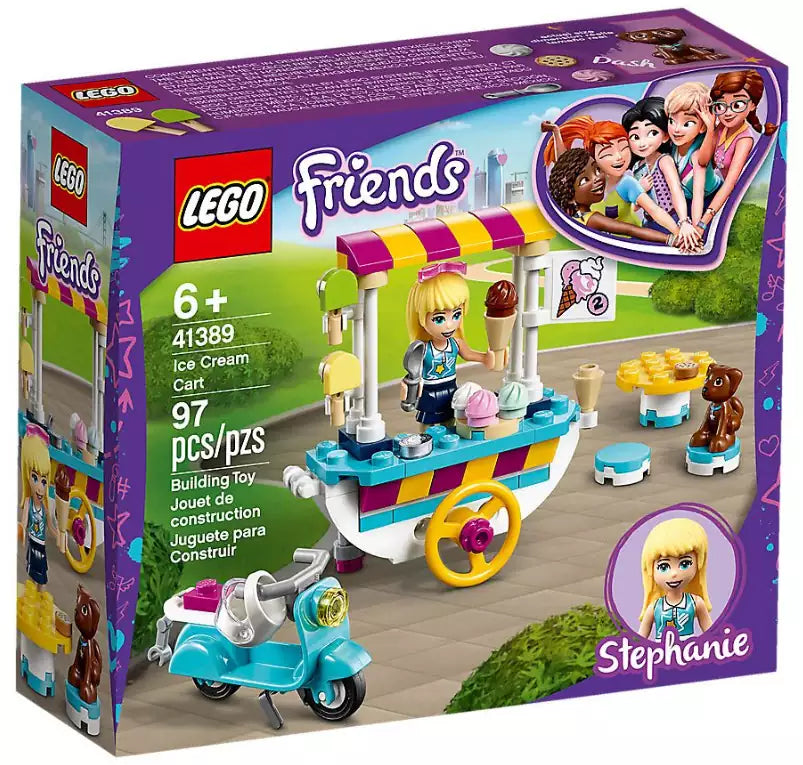 Verpackung: LEGO Friends 41389 Stephanies mobiler Eiswagen