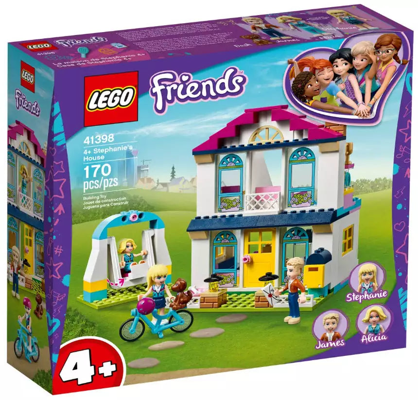Verpackung: LEGO Friends 41398 Stephanies Familienhaus