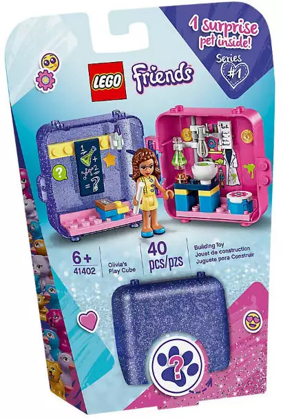 Verpackung: LEGO Friends 41402 Olivias magischer Würfel – Forscherin