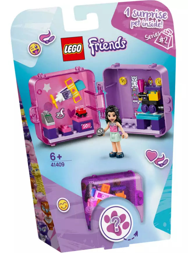 Verpackung: LEGO Friends 41409 Emmas magischer Würfel – Spielzeuggeschäft
