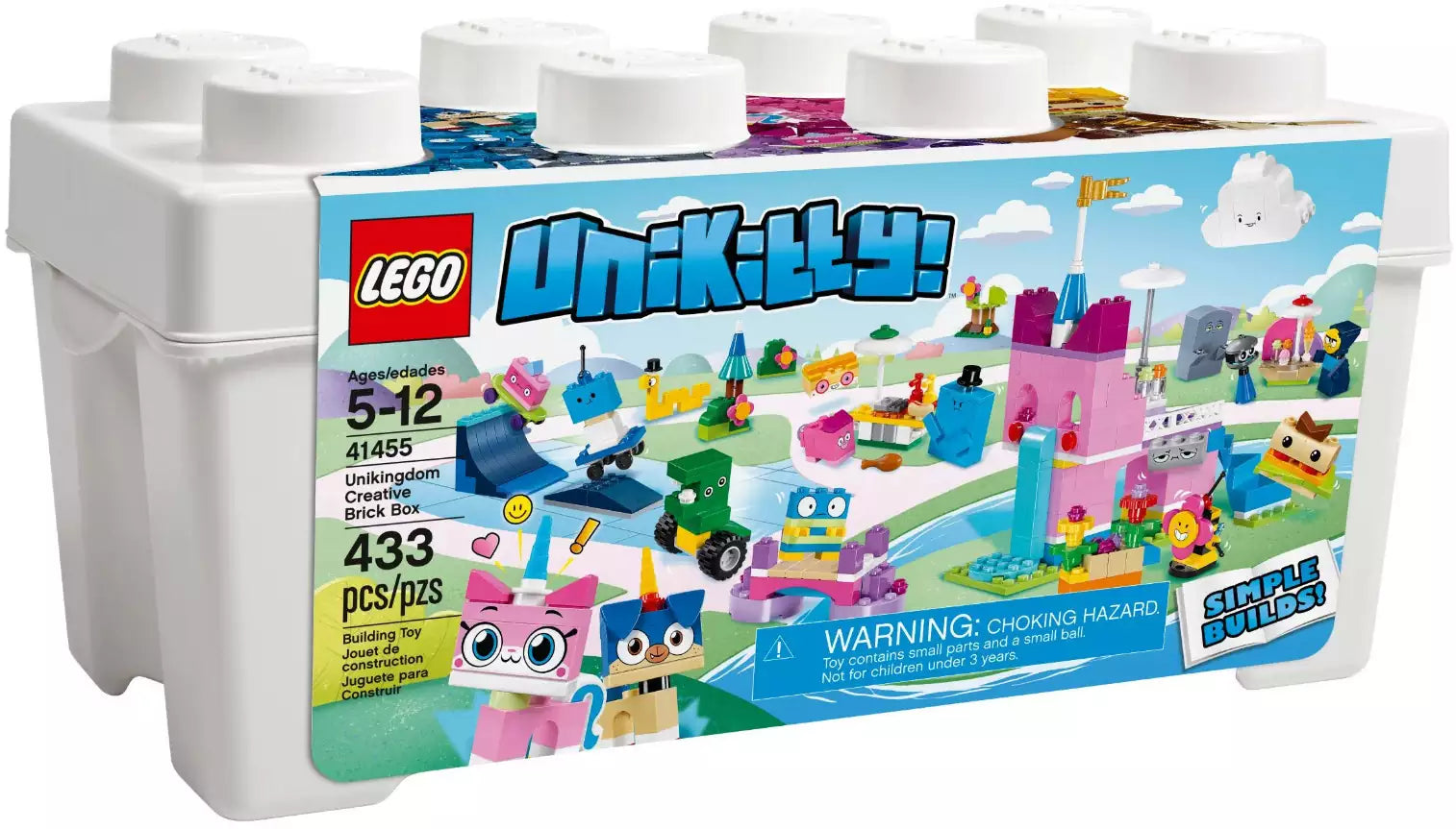 Verpackung: LEGO UniKitty 41455 Einhorn-Kittys Königreich - Bausteine-Box