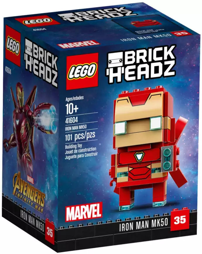 Verpackung: LEGO Brickheadz 41604 Iron Man MK50
