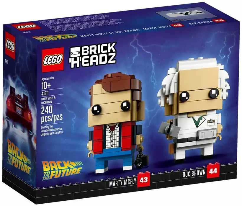 Verpackung: LEGO Brickheadz 41611 Marty McFly und Doc Brown