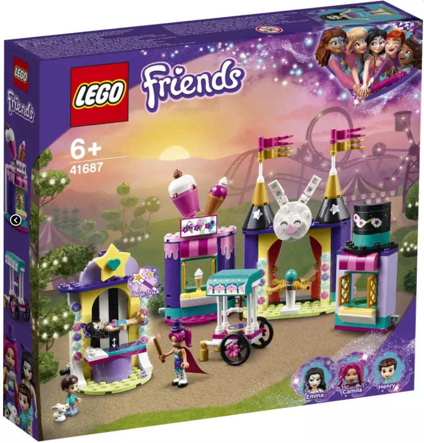 Verpackung: LEGO Friends 41687 Magische Jahrmarktbuden