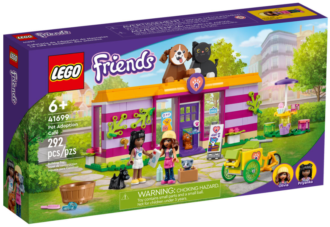 Verpackung: LEGO Friends 41699 Tieradoptionscafé