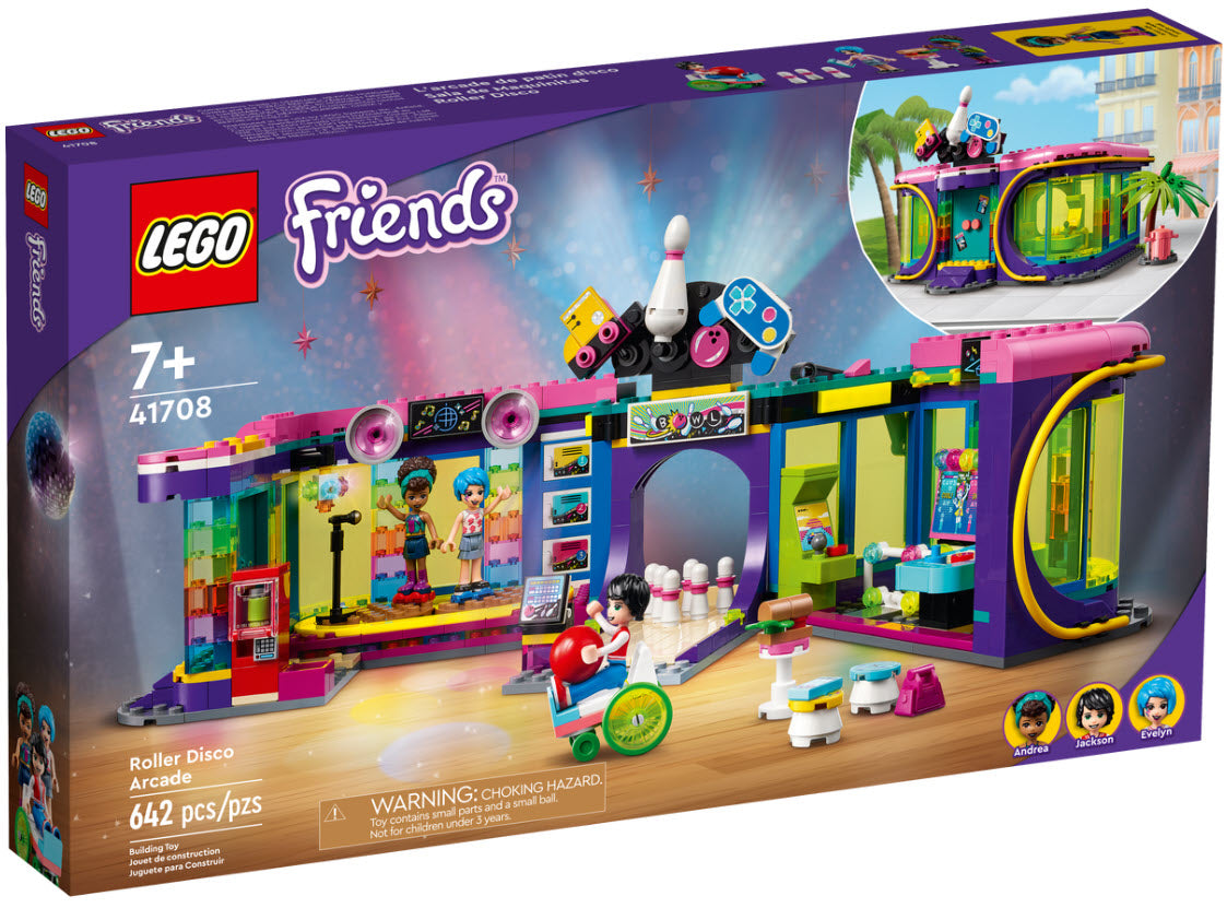 Verpackung: LEGO Friends 41708 Rollschuhdisco