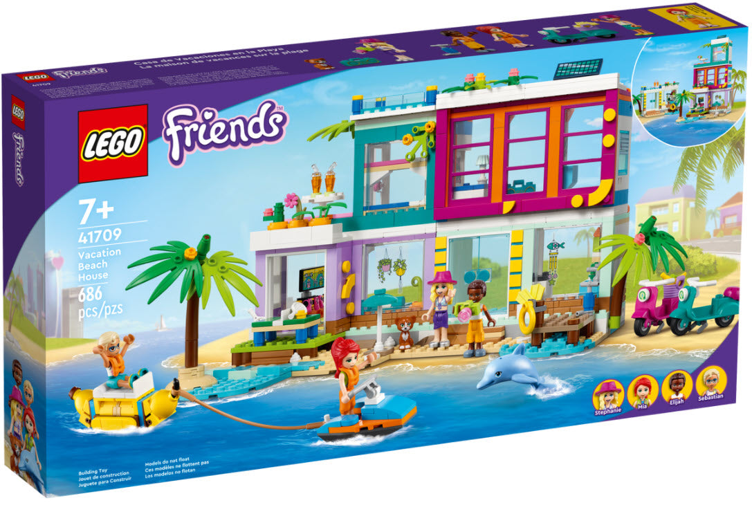 Verpackung: LEGO Friends 41709 Ferienhaus am Strand