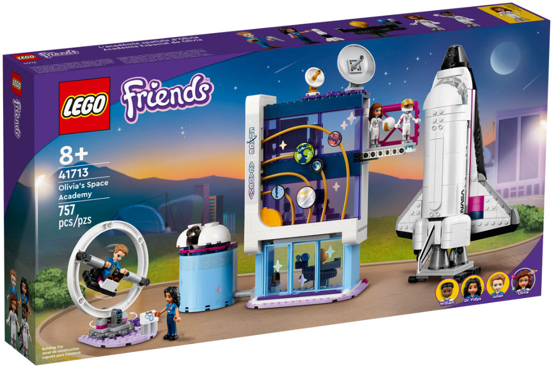Verpackung: LEGO Friends 41713 Olivias Raumfahrt-Akademie