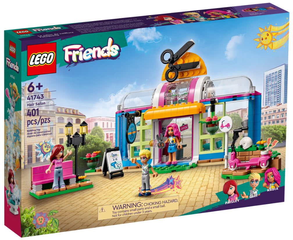 Verpackung: LEGO Friends 41743 Friseursalon
