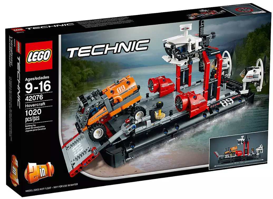 Verpackung: LEGO Technic 42076 Luftkissenboot