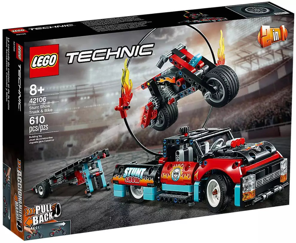 Verpackung: LEGO Technic 42106 Stunt-Show mit Truck und Motorrad