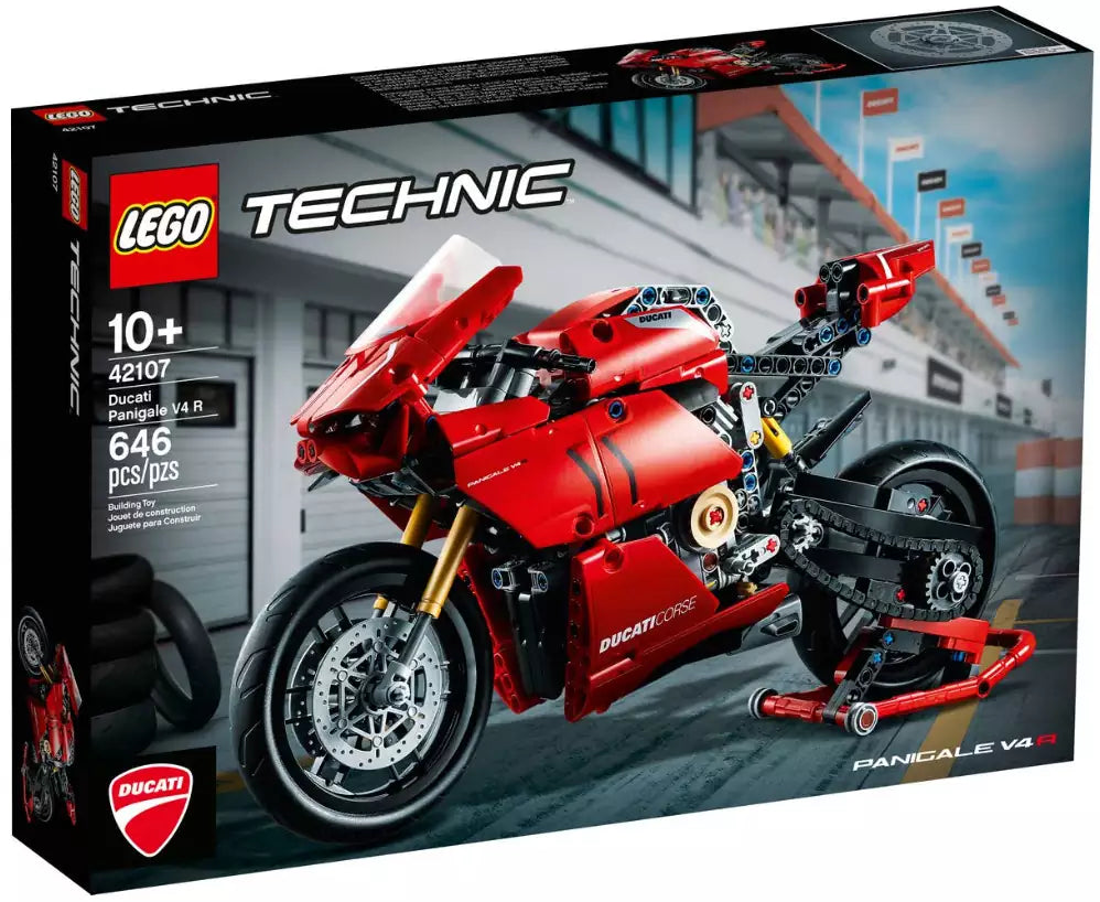 Verpackung: LEGO Technic 42107 Ducati Panigale V4 R