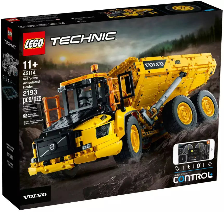 Verpackung: LEGO Technic 42114 Knickgelenkter Volvo-Dumper (6x6)