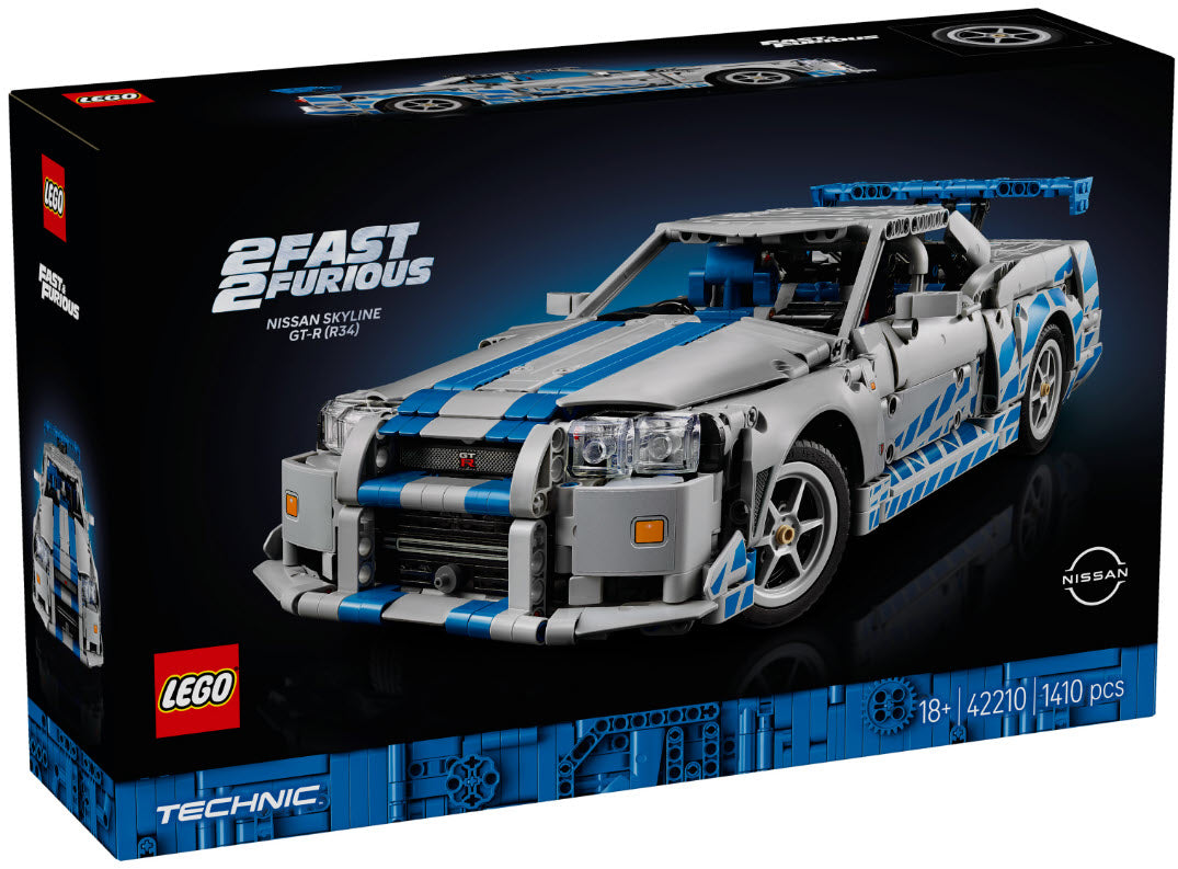 Verpackung: LEGO Technic 42210 2 Fast 2 Furious Nissan Skyline GT-R (R34) Flitzer