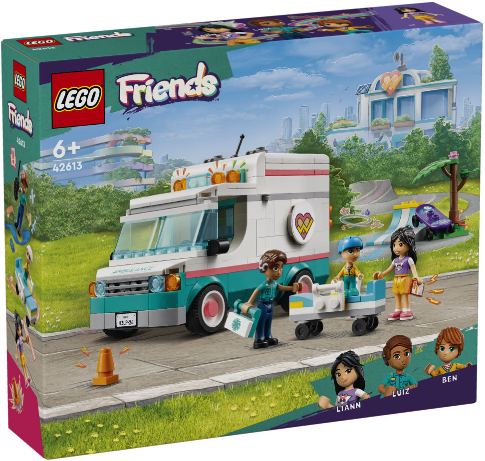 Verpackung: LEGO Friends 42613 Heartlake City Rettungswagen