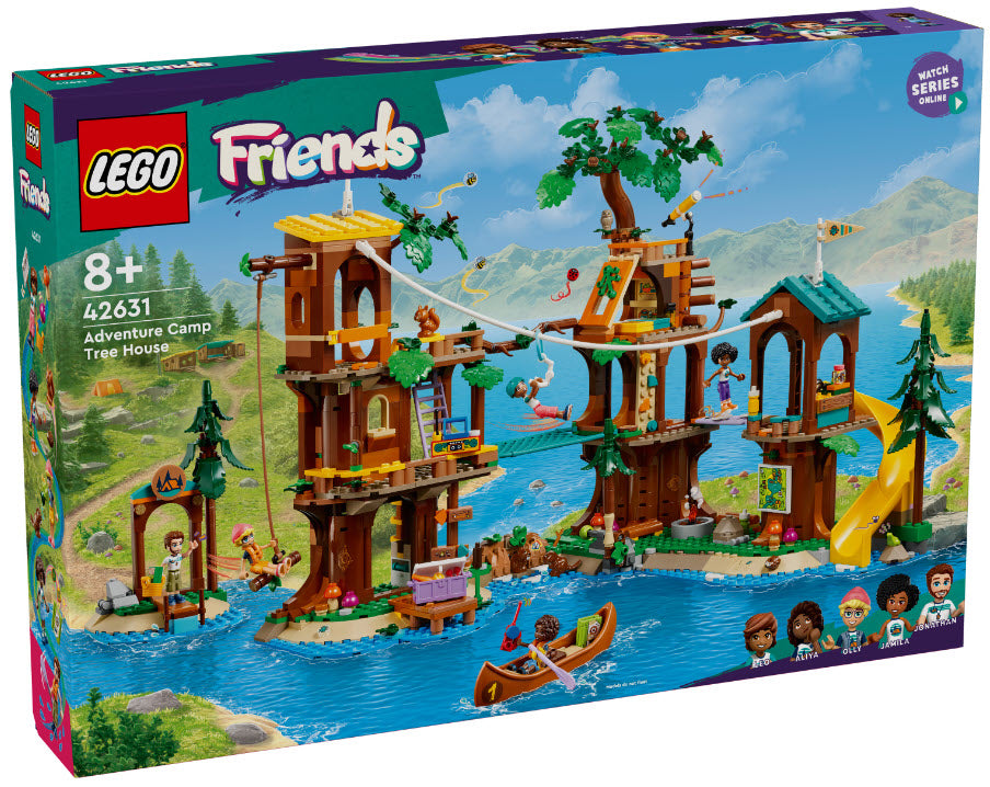 Verpackung: LEGO Friends 42631 Baumhaus im Abenteuercamp