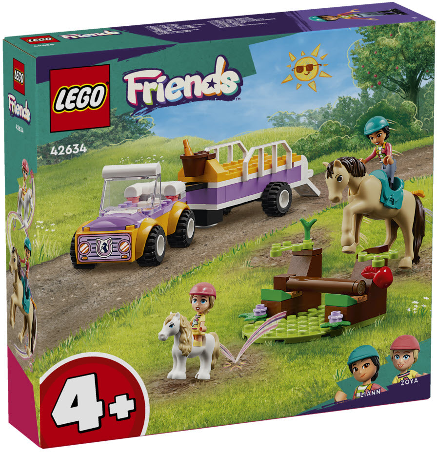 Verpackung: LEGO Friends 42634 Pferde- und Pony-Anhänger