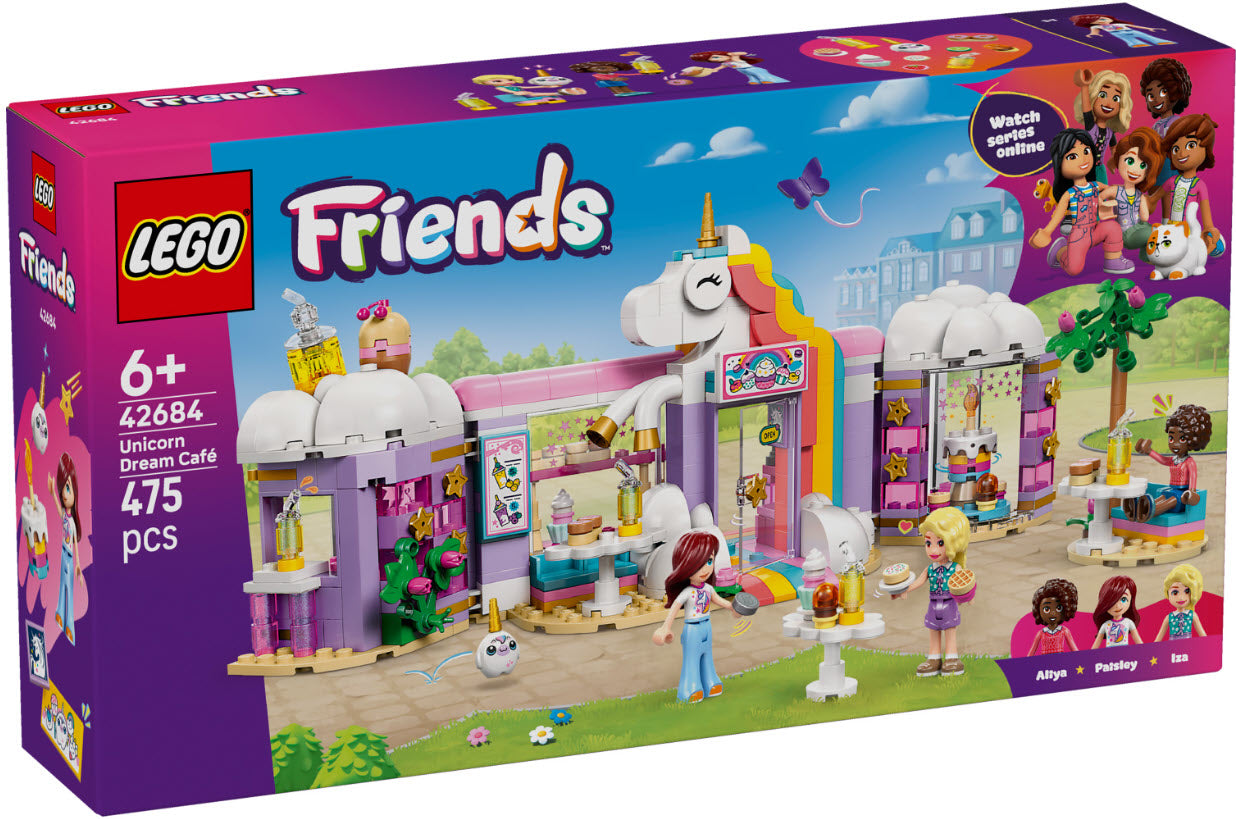 Verpackung: LEGO Friends 42684 Einhorn-Traumcafé