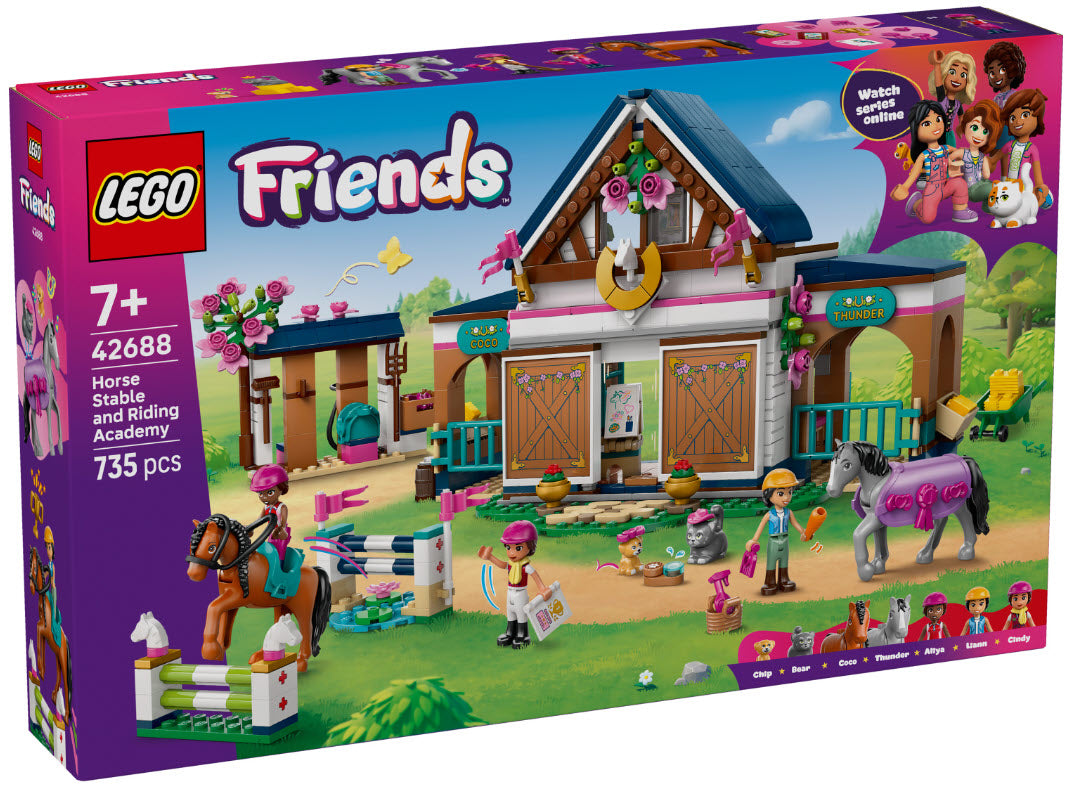Verpackung: LEGO Friends 42688 Pferdestall und Reitschule