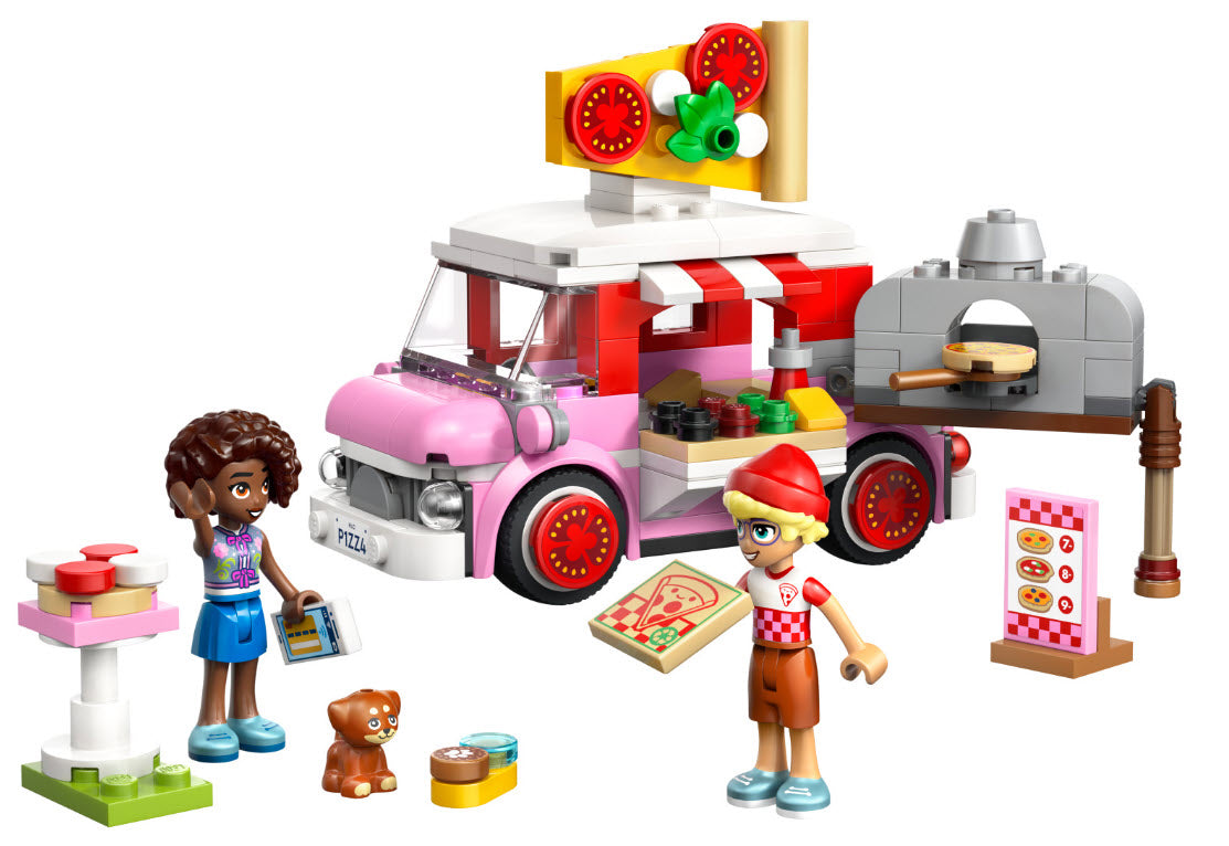Inhalt: LEGO Friends 42694 Pizzawagen