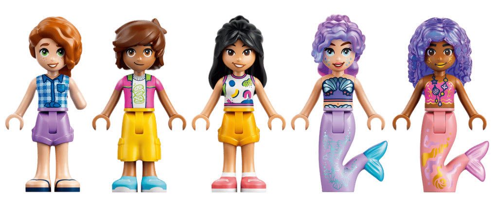 Minifiguren: LEGO Friends 42703 Meerjungfrauen-Achterbahn