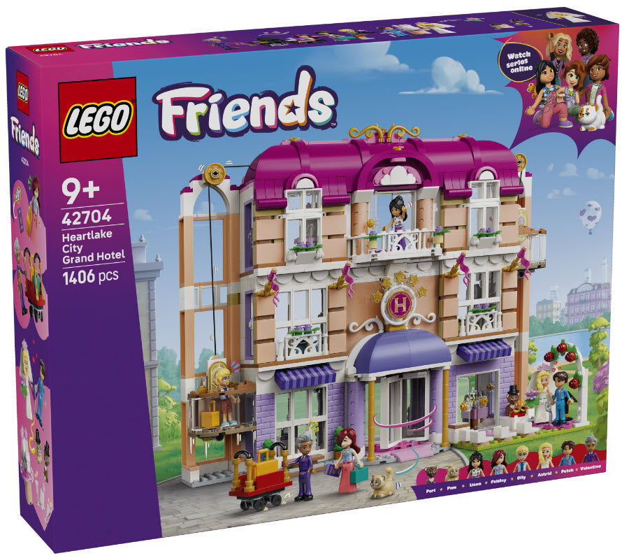 Verpackung: LEGO Friends 42704 Das Grandhotel von Heartlake City