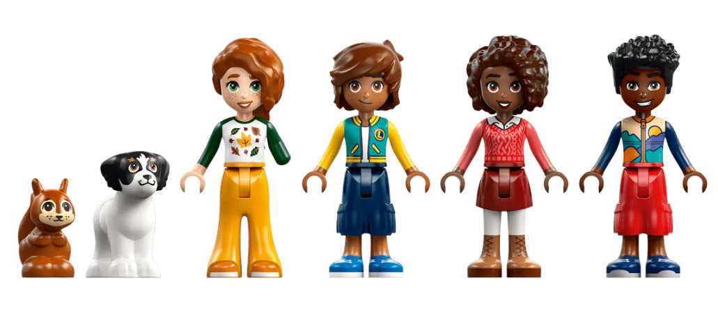 Minifiguren: LEGO Friends 42705 Gemütliche Hütte im Herbstwald