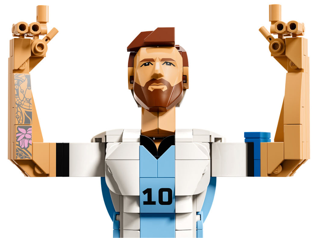 Minifiguren: LEGO Editions 43015 Lionel Messi – Fußballlegende