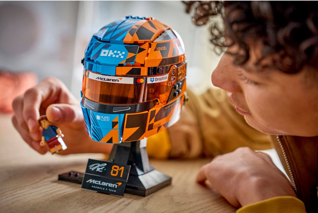 Detail 1: LEGO Editions 43017 McLaren Mastercard F1 Team Oscar Piastri Helm