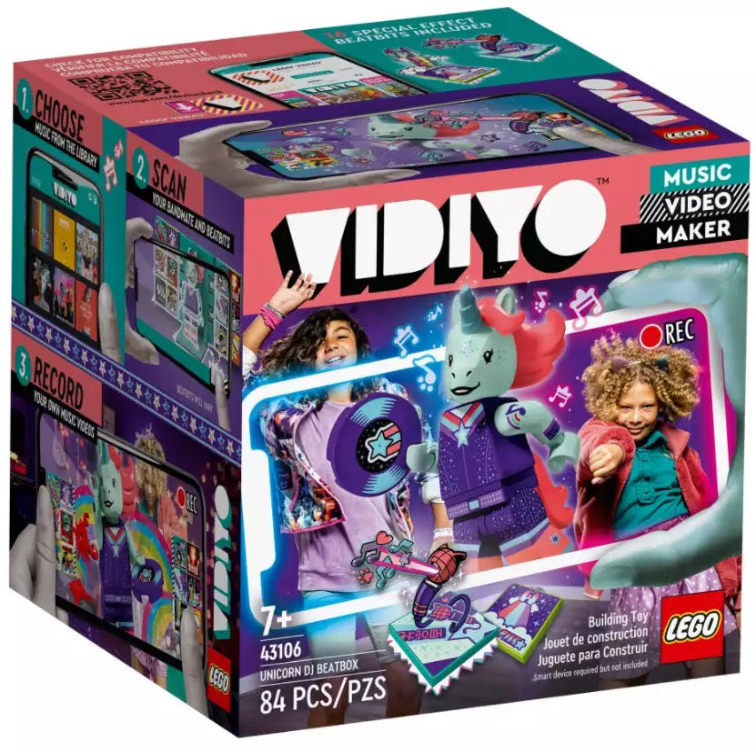 Verpackung: LEGO VIDIYO 43106 Unicorn DJ BeatBox