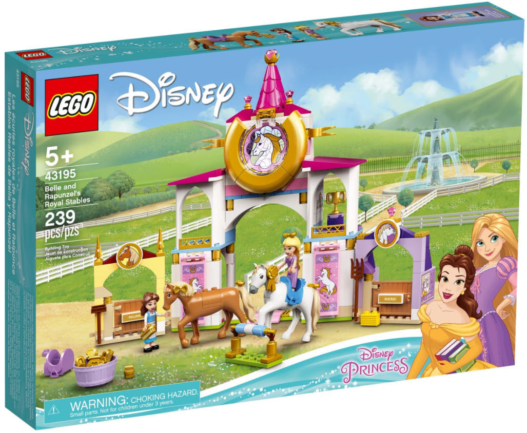 Verpackung: LEGO Disney Princess 43195 Belles und Rapunzels königliche Ställe
