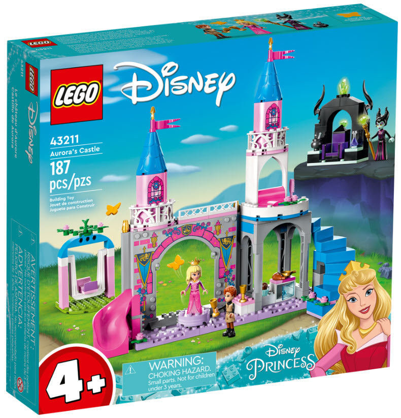 Verpackung: LEGO Disney Princess 43211 Auroras Schloss
