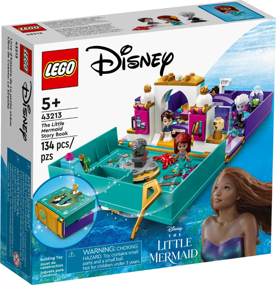 Verpackung: LEGO Disney Princess 43213 Die kleine Meerjungfrau – Märchenbuch