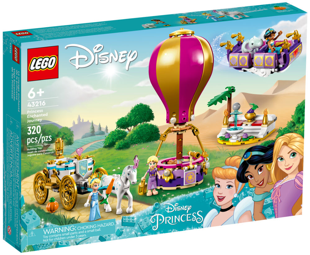 Verpackung: LEGO Disney Princess 43216 Prinzessinnen auf magischer Reise