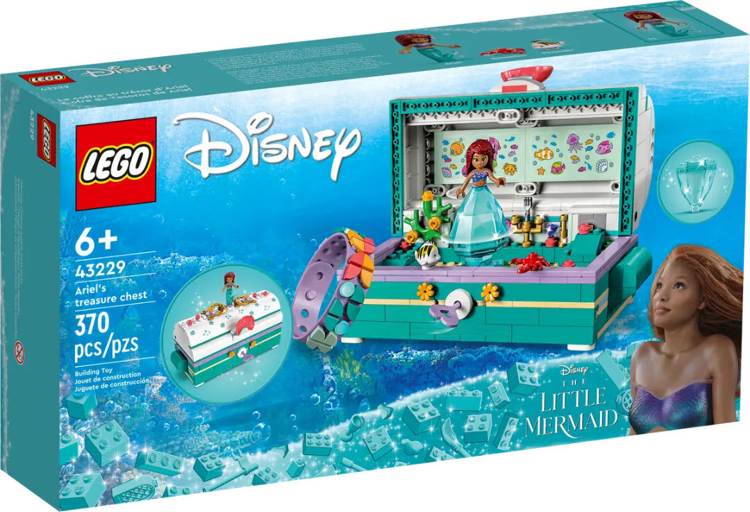 Verpackung: LEGO Disney 43229 Arielles Schatztruhe