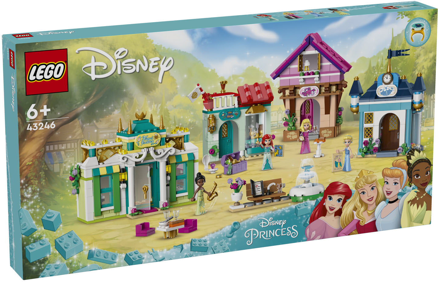 Verpackung: LEGO Disney 43246 Disney Prinzessinnen Abenteuermarkt